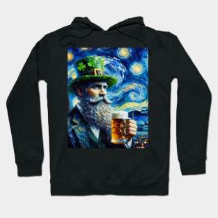 Irish Man at Starry Night Hoodie